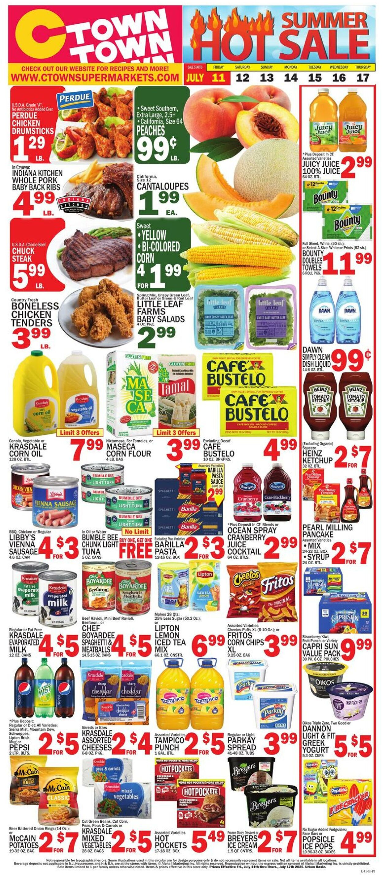 Weekly ad CTown 07/11/2025 - 07/17/2025