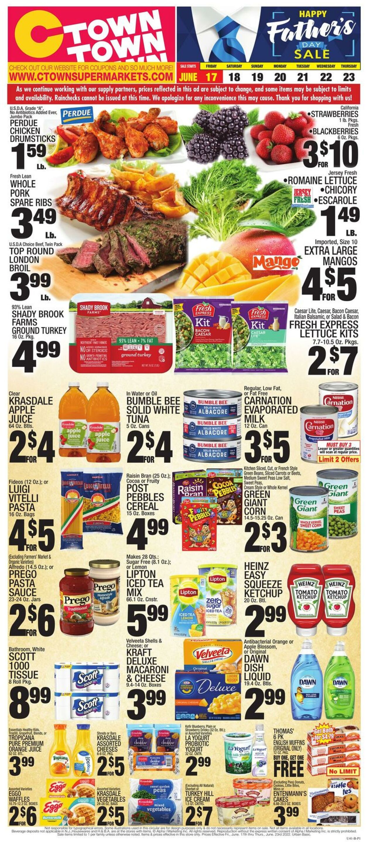 Weekly ad CTown 06/17/2022 - 06/23/2022