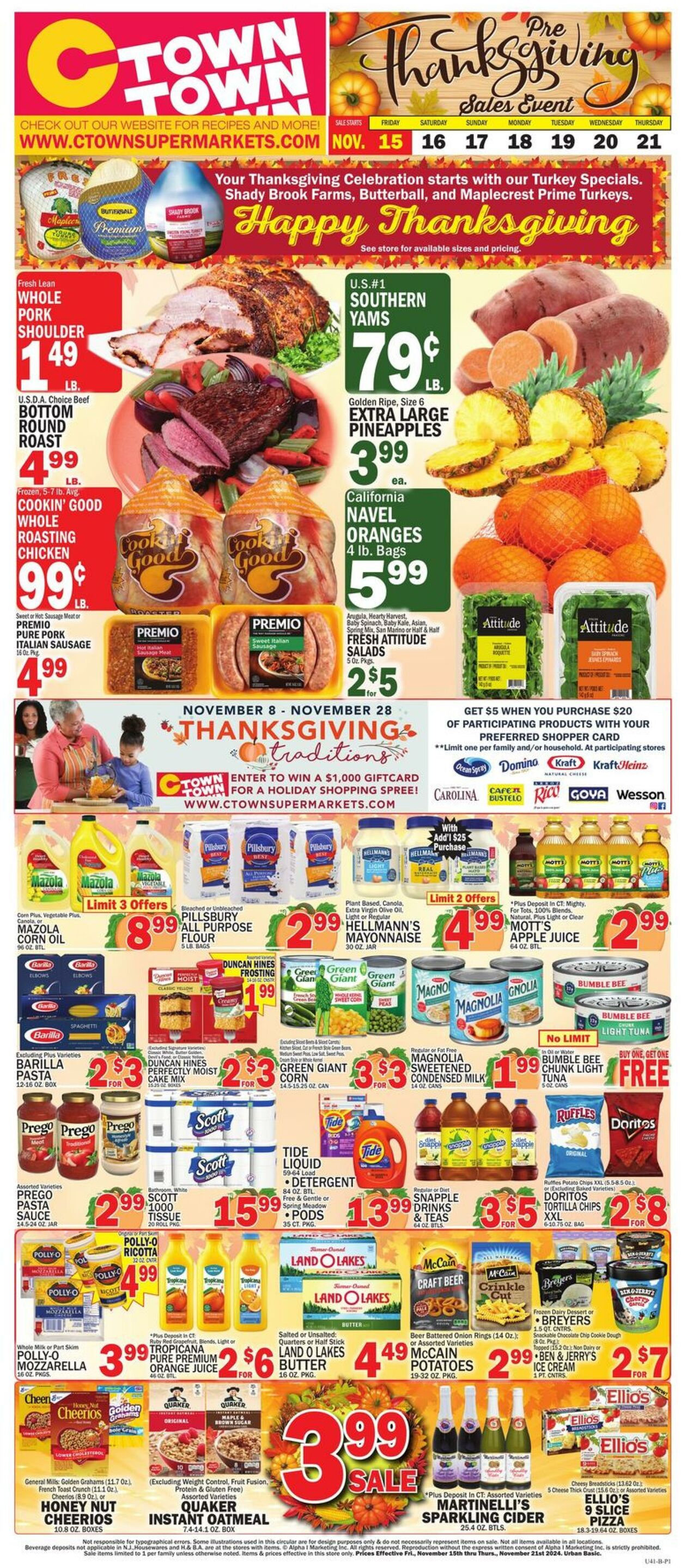 Weekly ad CTown 11/15/2024 - 11/21/2024