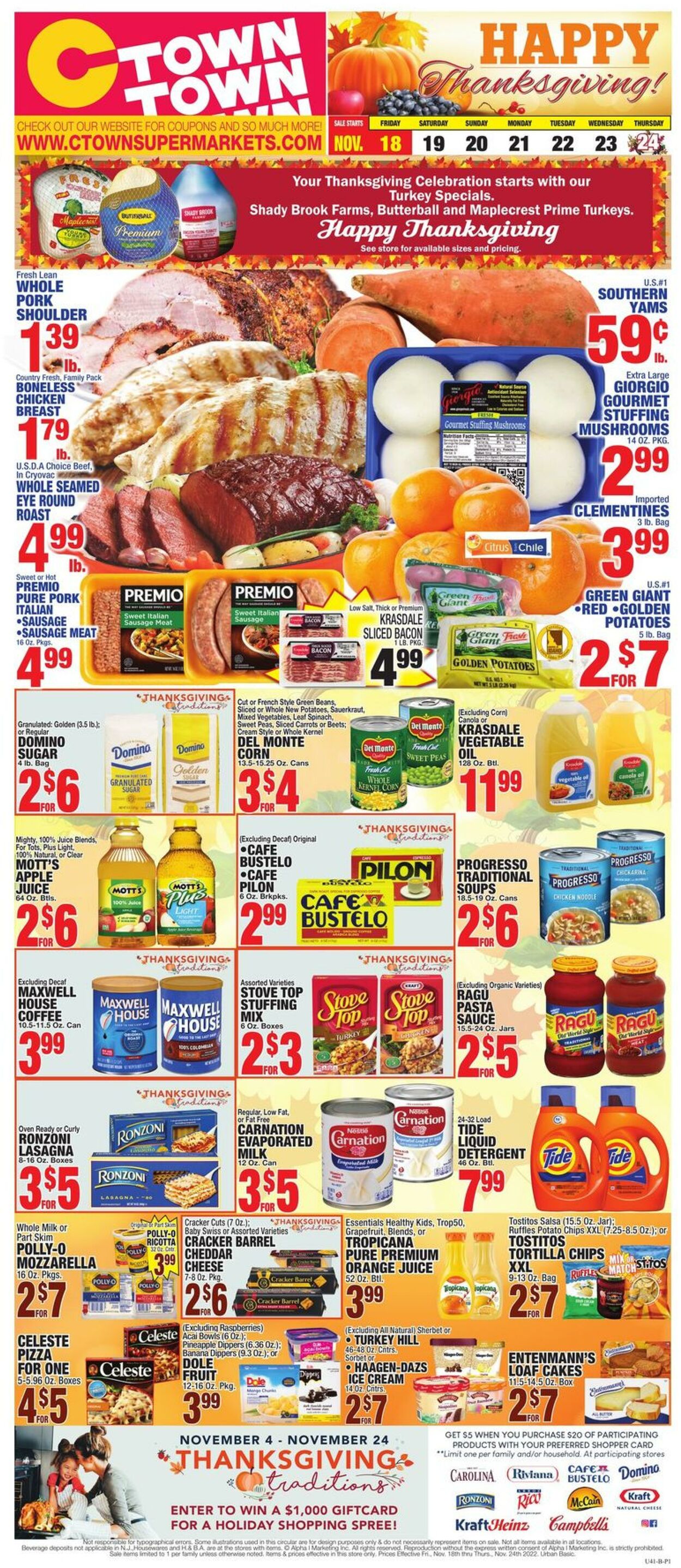 Weekly ad CTown 11/18/2022 - 11/24/2022