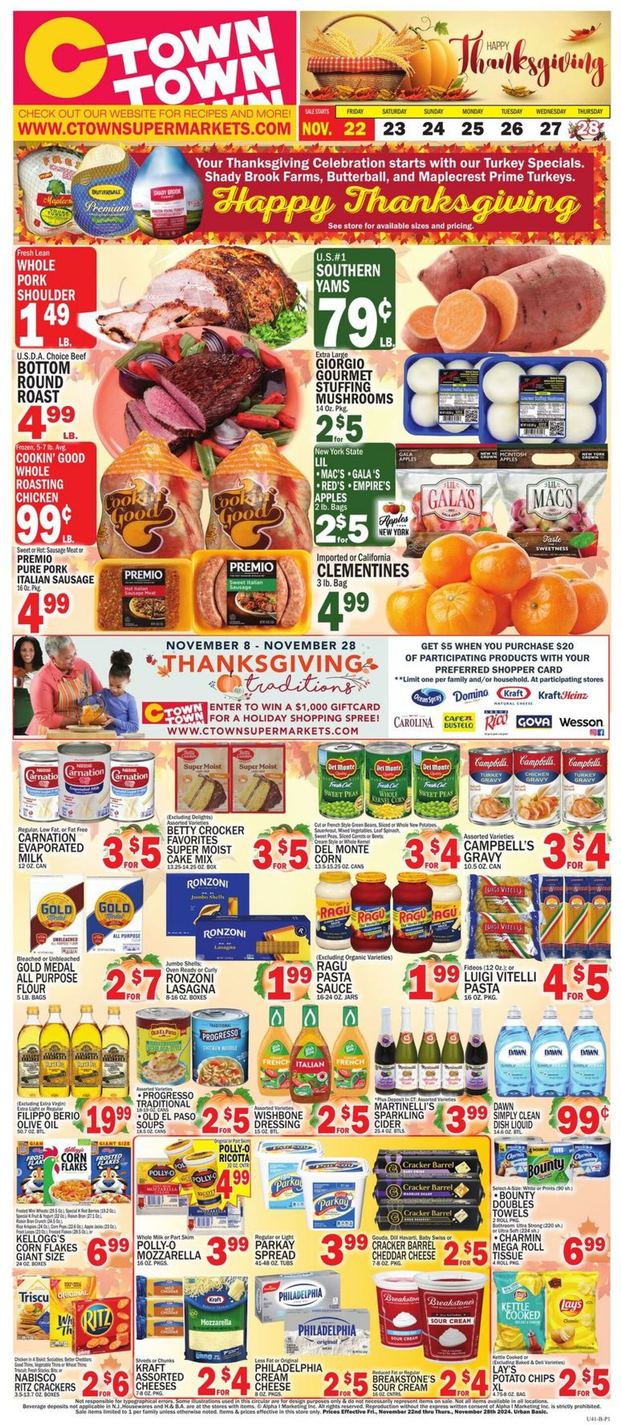 Weekly ad CTown 11/22/2024 - 11/28/2024