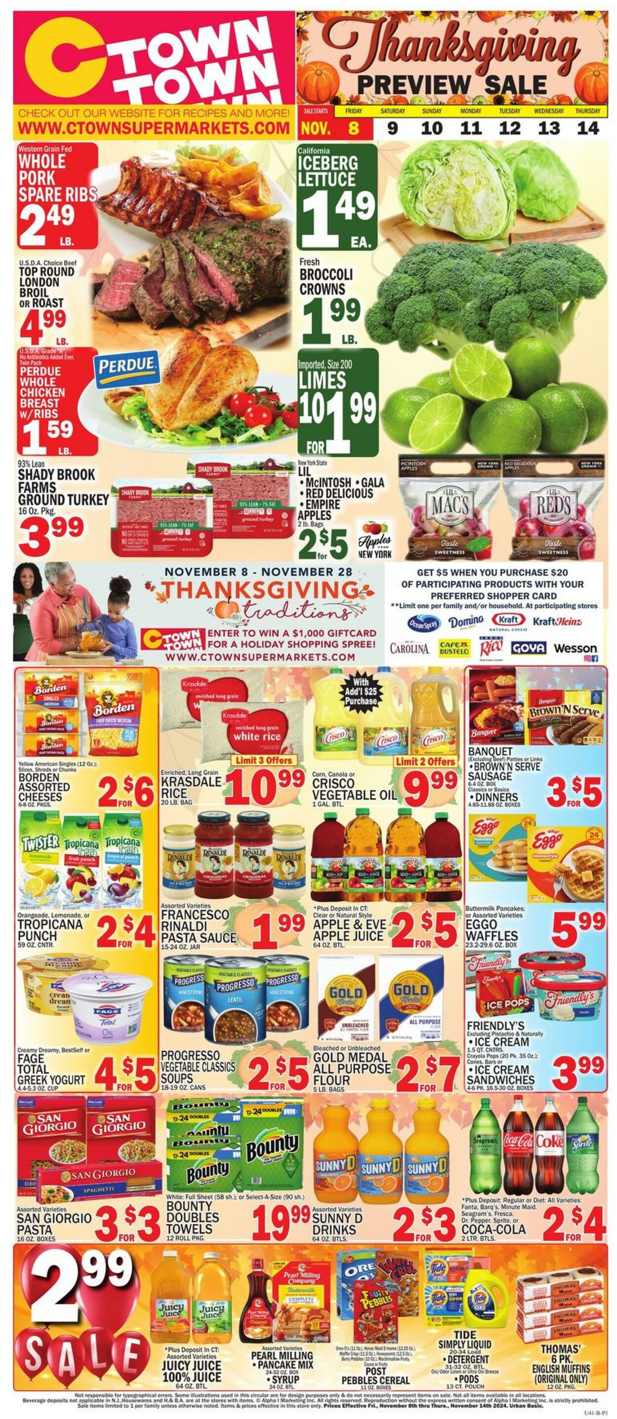 Weekly ad CTown 11/08/2024 - 11/14/2024