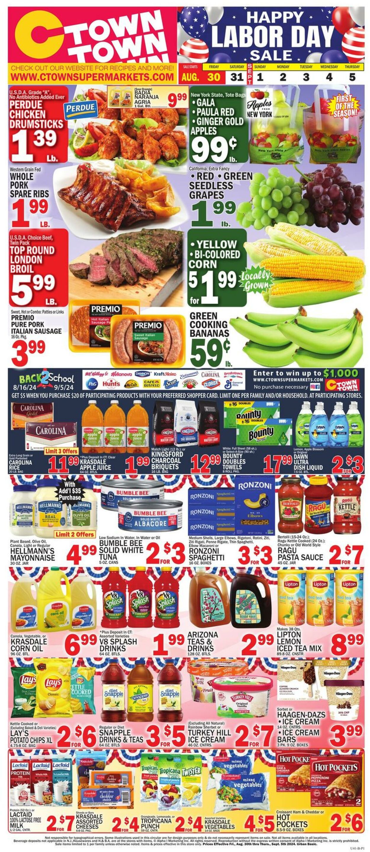 Weekly ad CTown 08/30/2024 - 09/05/2024