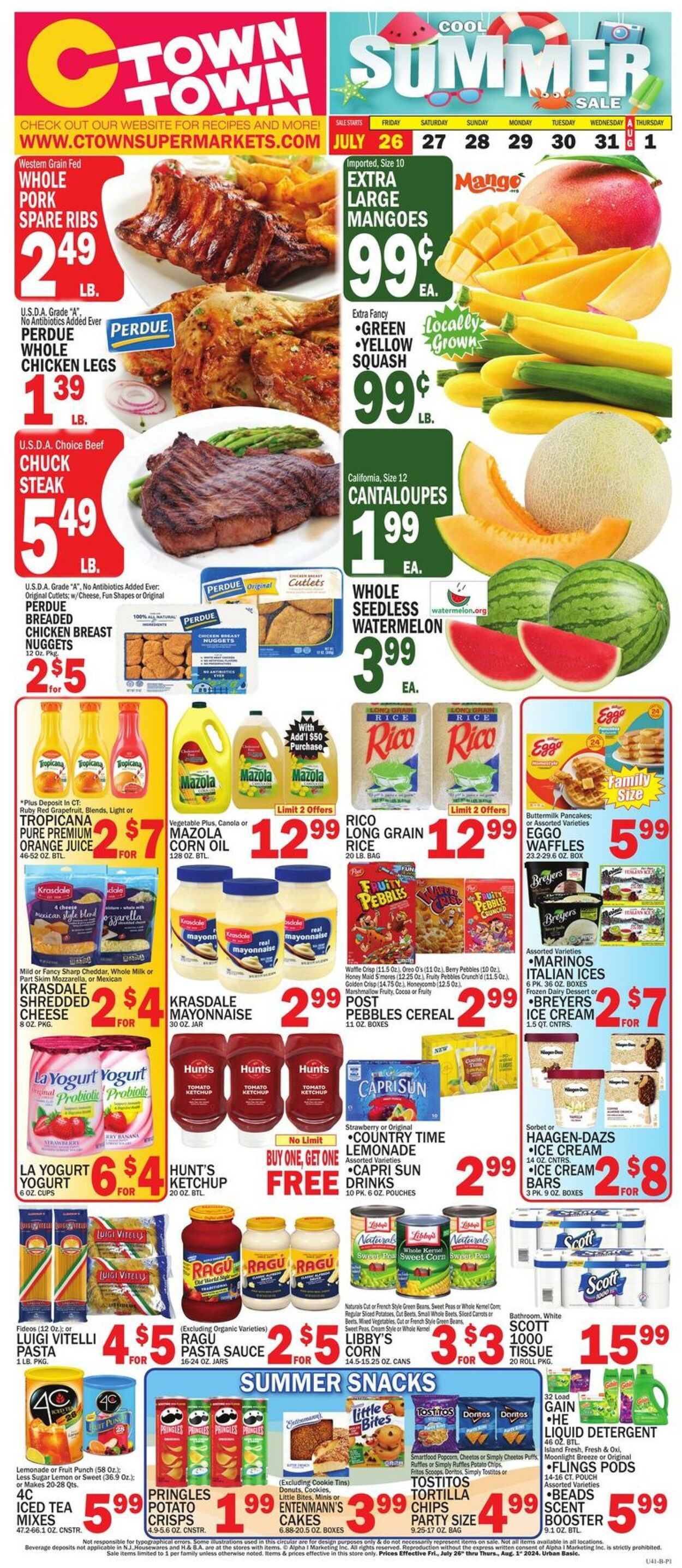 Weekly ad CTown 07/26/2024 - 08/01/2024