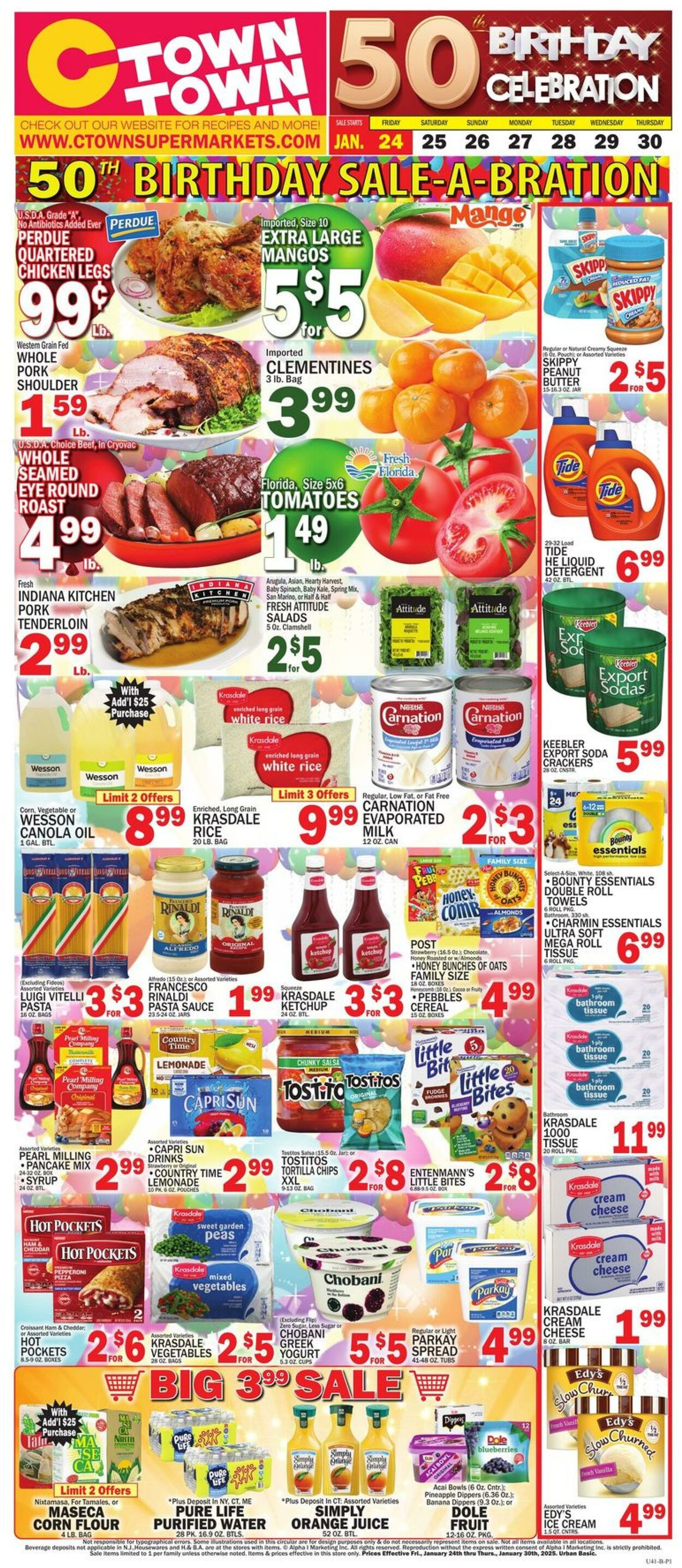 Weekly ad CTown 01/24/2025 - 01/30/2025