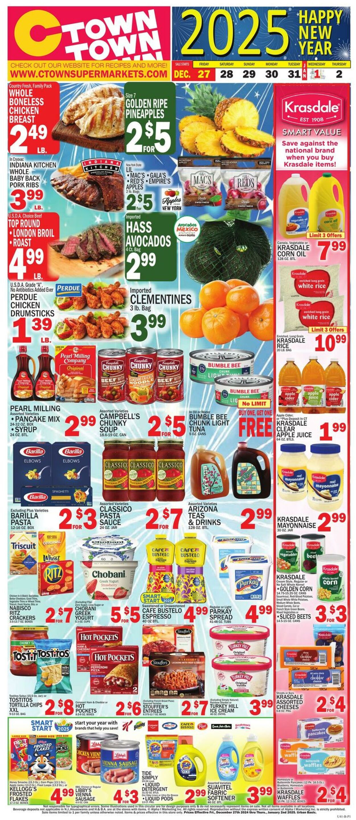 Weekly ad CTown 12/27/2024 - 01/02/2025