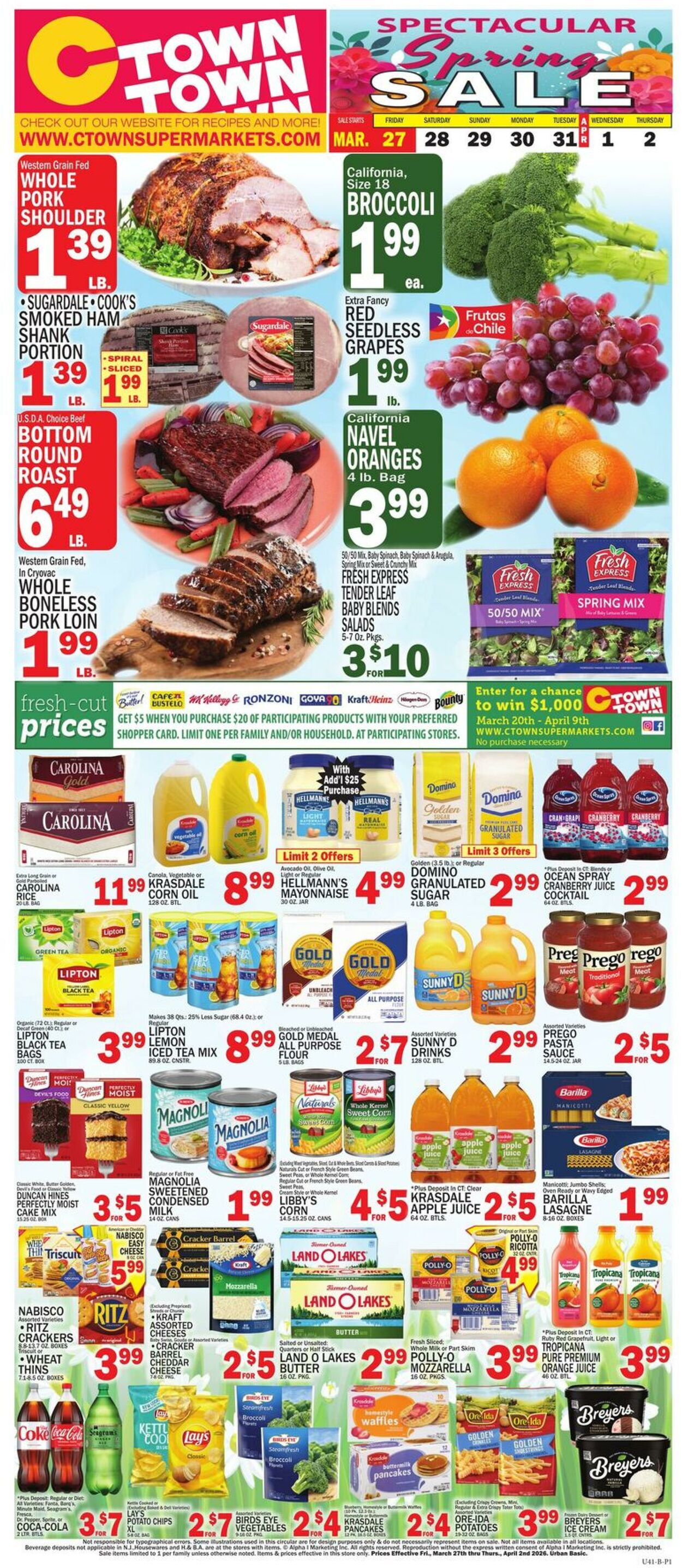 Weekly ad CTown 03/27/2026 - 04/02/2026