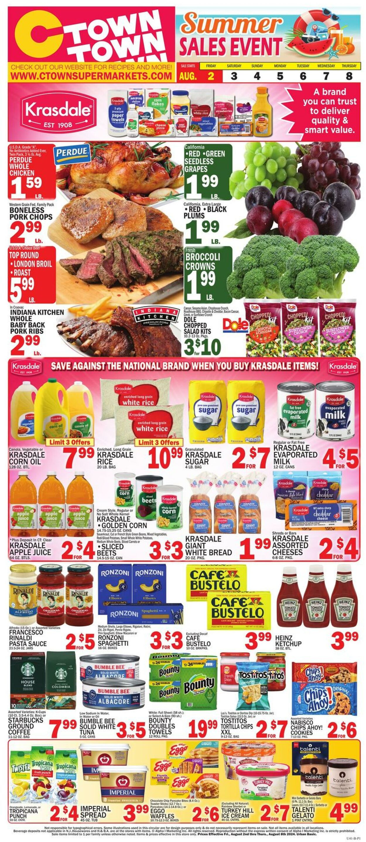 Weekly ad CTown 08/02/2024 - 08/08/2024