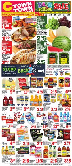 Weekly ad CTown 08/22/2025 - 08/28/2025