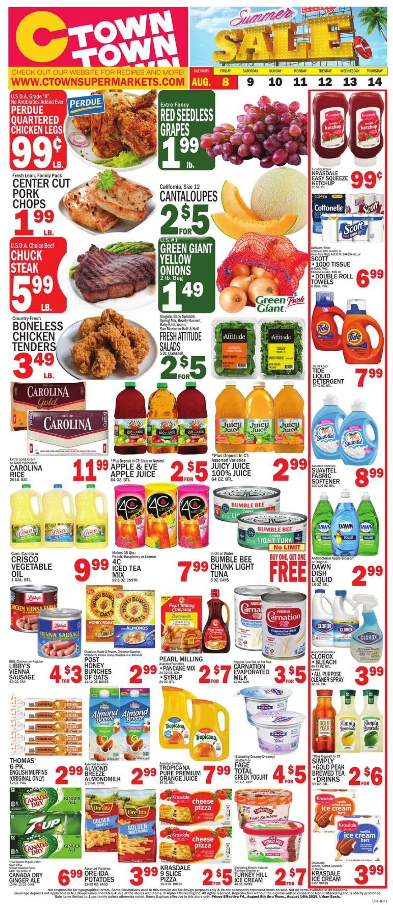 Weekly ad CTown 08/08/2025 - 08/14/2025