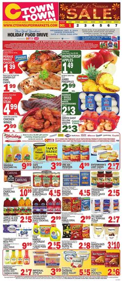 Weekly ad CTown 12/01/2023 - 12/07/2023