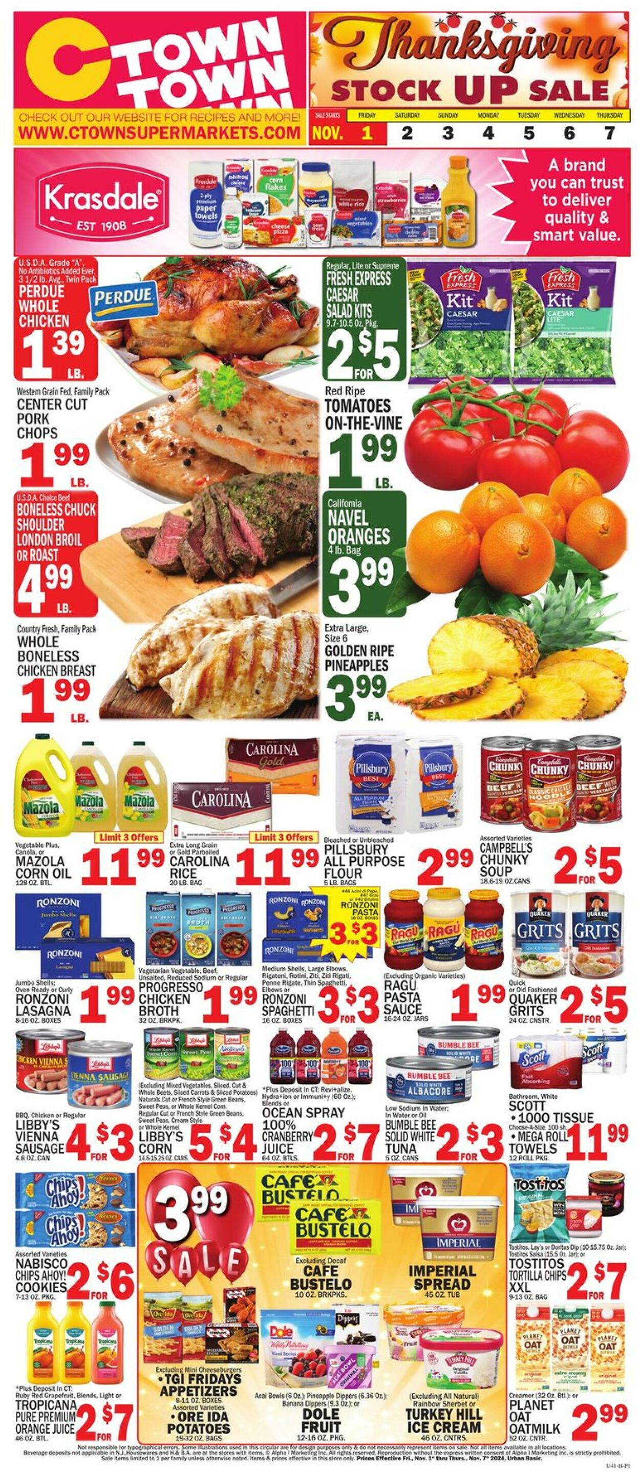 Weekly ad CTown 11/01/2024 - 11/07/2024