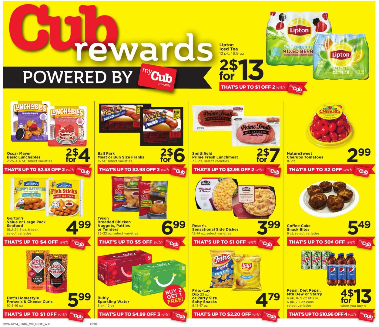 Weekly ad Cub Foods 03/26/2023 - 04/01/2023
