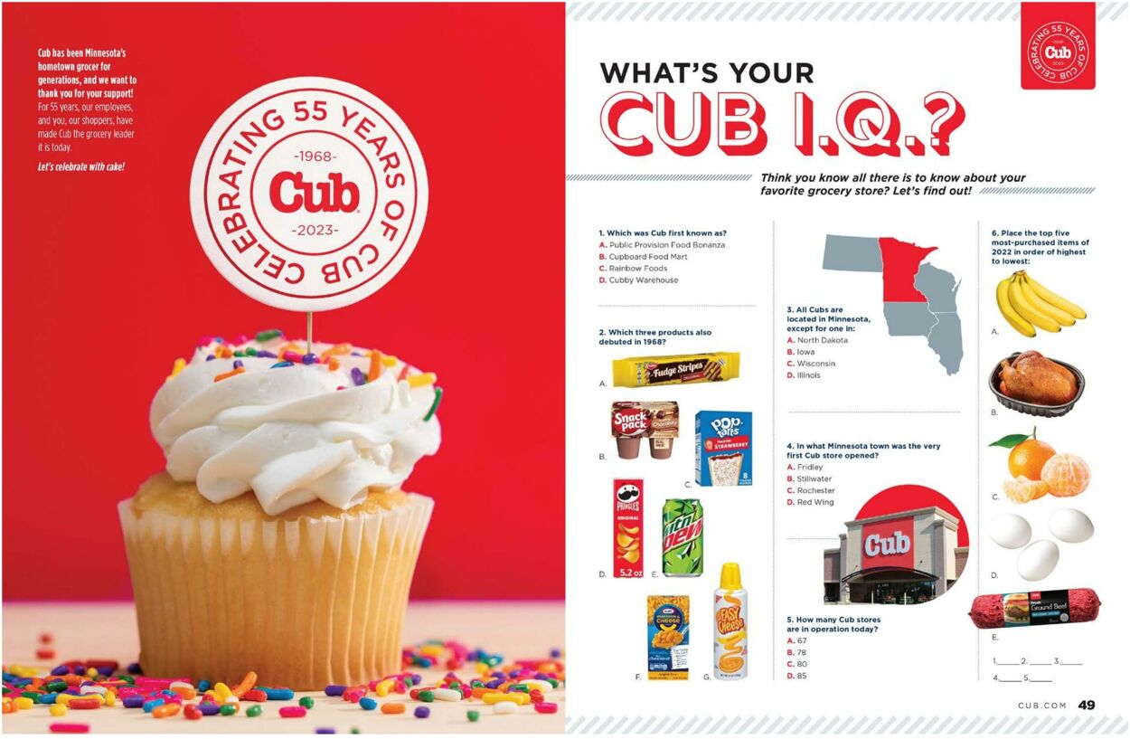 Weekly ad Cub Foods 08/13/2023 - 11/25/2023