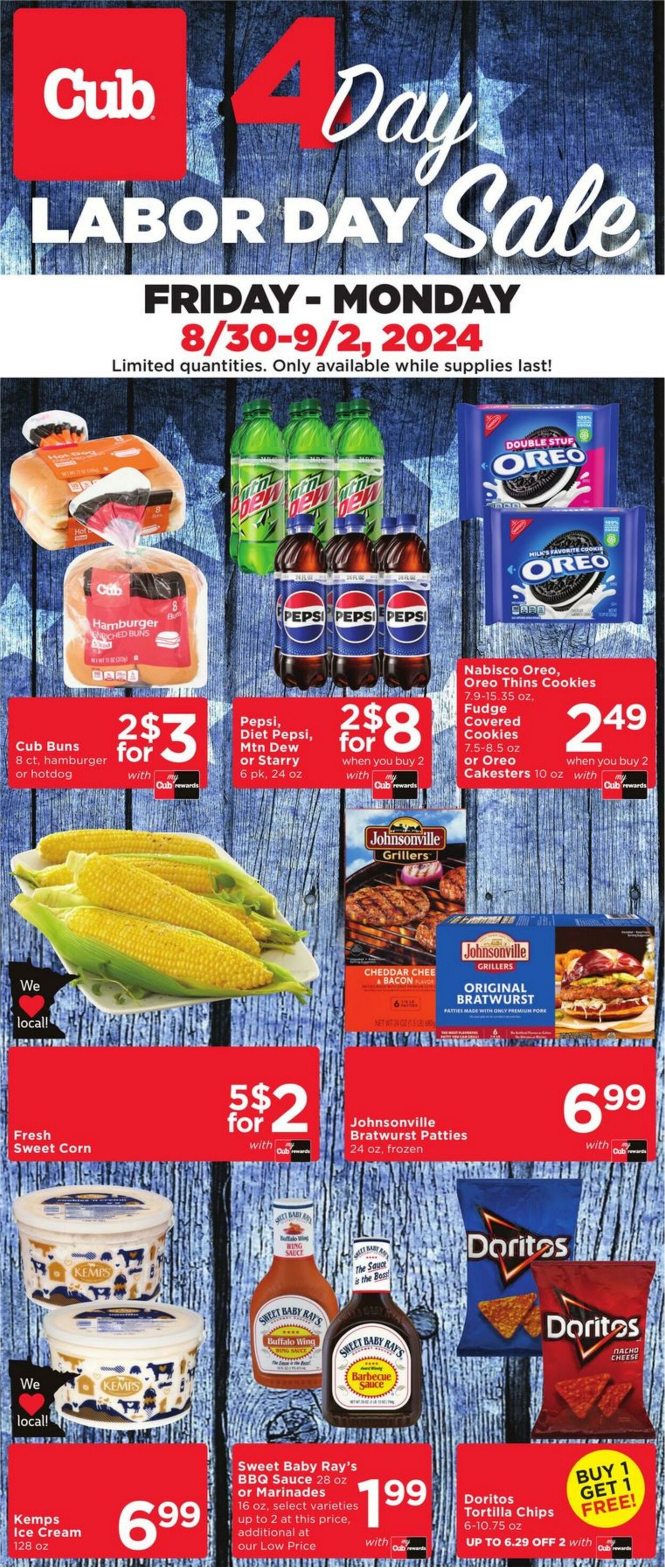 Weekly ad Cub Foods 08/30/2024 - 09/02/2024