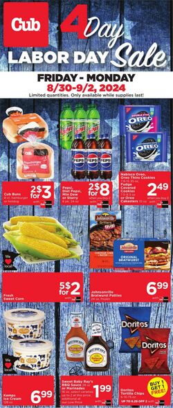 Weekly ad Cub Foods 08/18/2024 - 11/30/2024