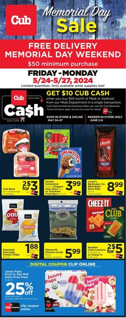 Weekly ad Cub Foods 05/24/2024 - 05/27/2024
