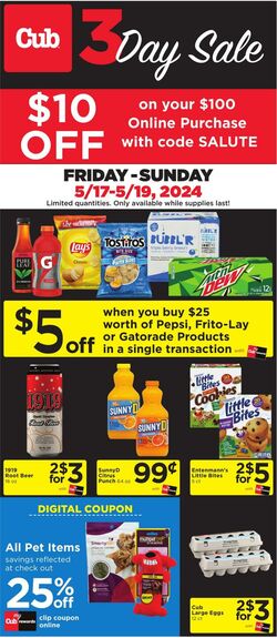 Weekly ad Cub Foods 05/05/2024 - 05/11/2024