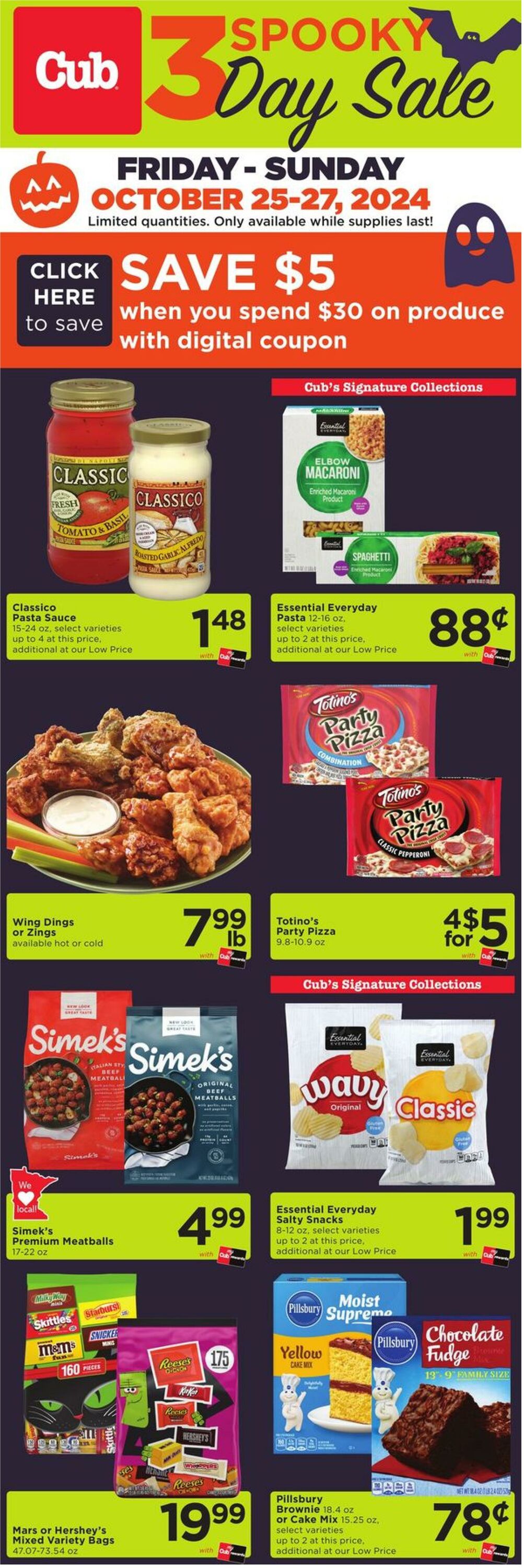 Weekly ad Cub Foods 10/25/2024 - 10/27/2024