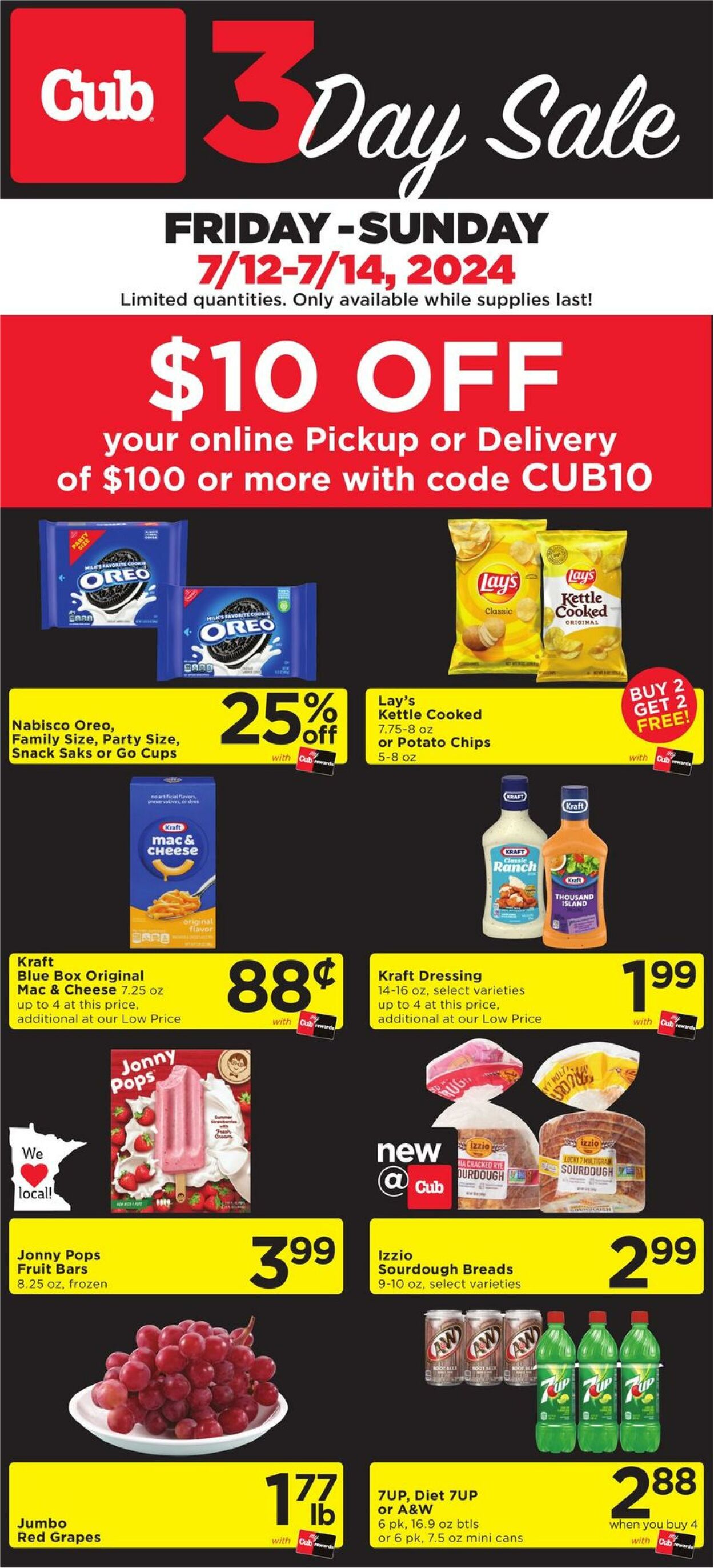 Weekly ad Cub Foods 07/12/2024 - 07/14/2024