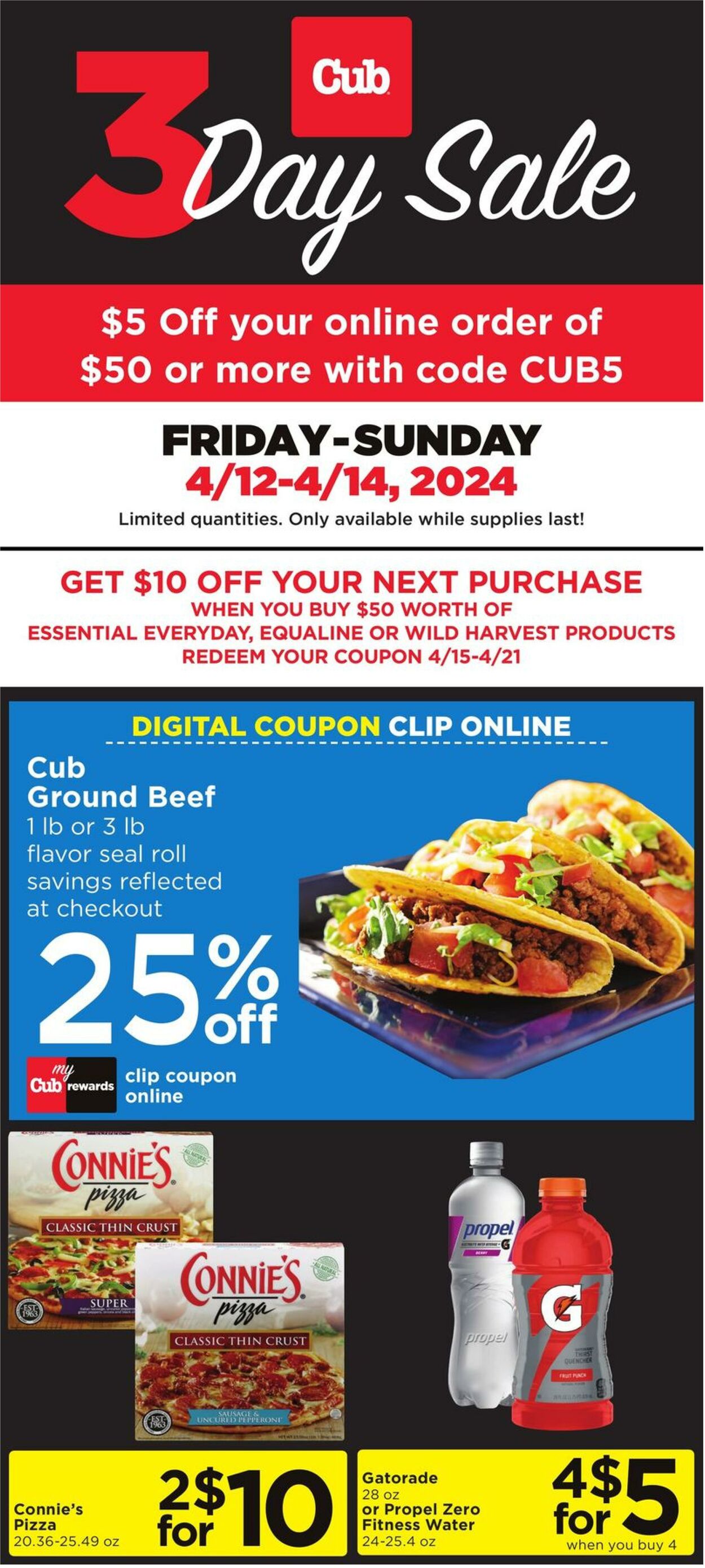Weekly ad Cub Foods 04/12/2024 - 04/14/2024