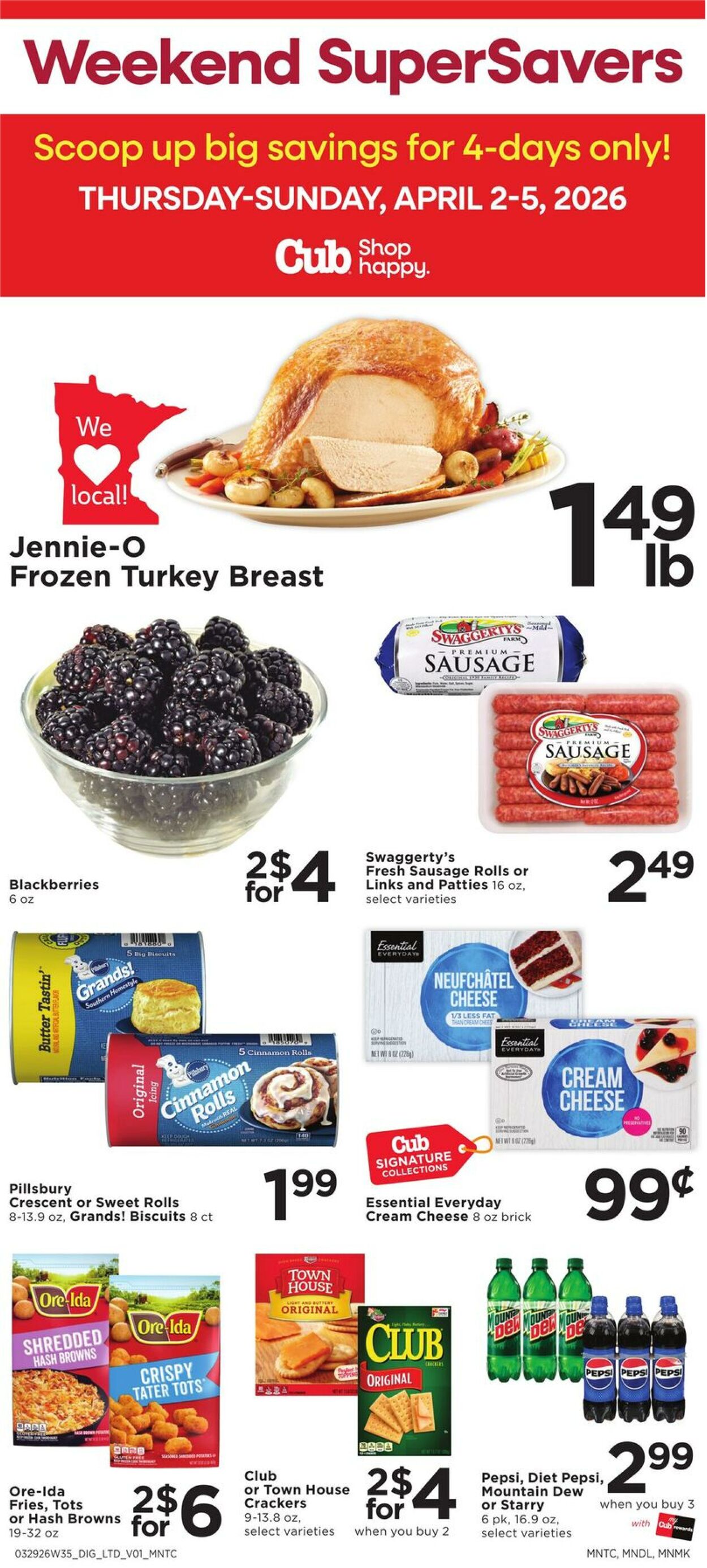 Weekly ad Cub Foods 03/28/2026 - 03/31/2026
