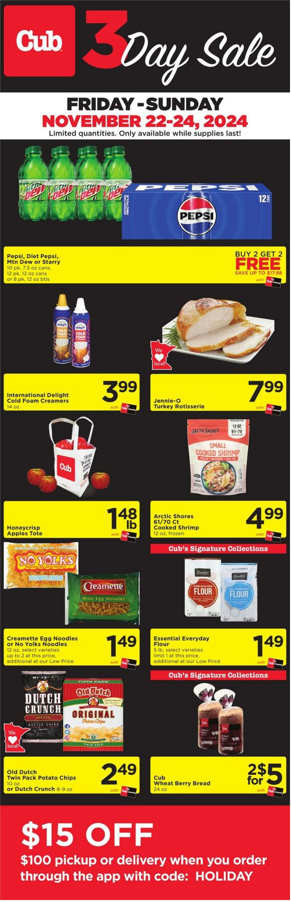 Weekly ad Cub Foods 11/22/2024 - 11/24/2024