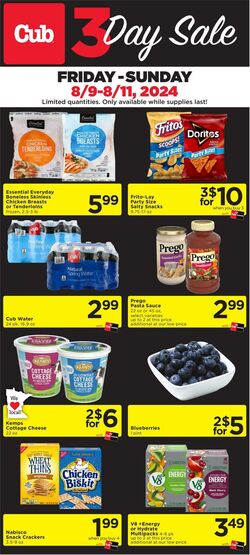 Weekly ad Cub Foods 08/25/2024 - 09/03/2024