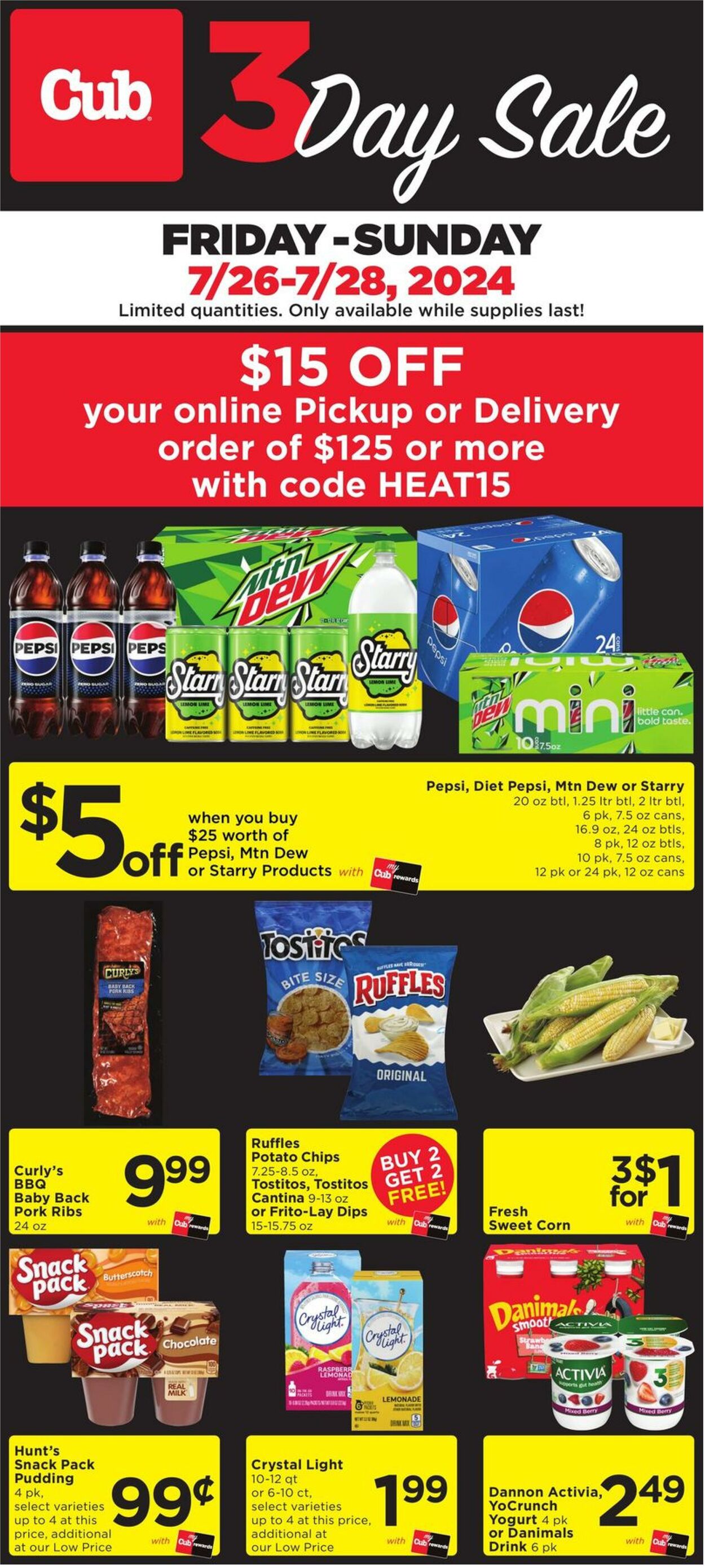 Weekly ad Cub Foods 07/26/2024 - 07/28/2024