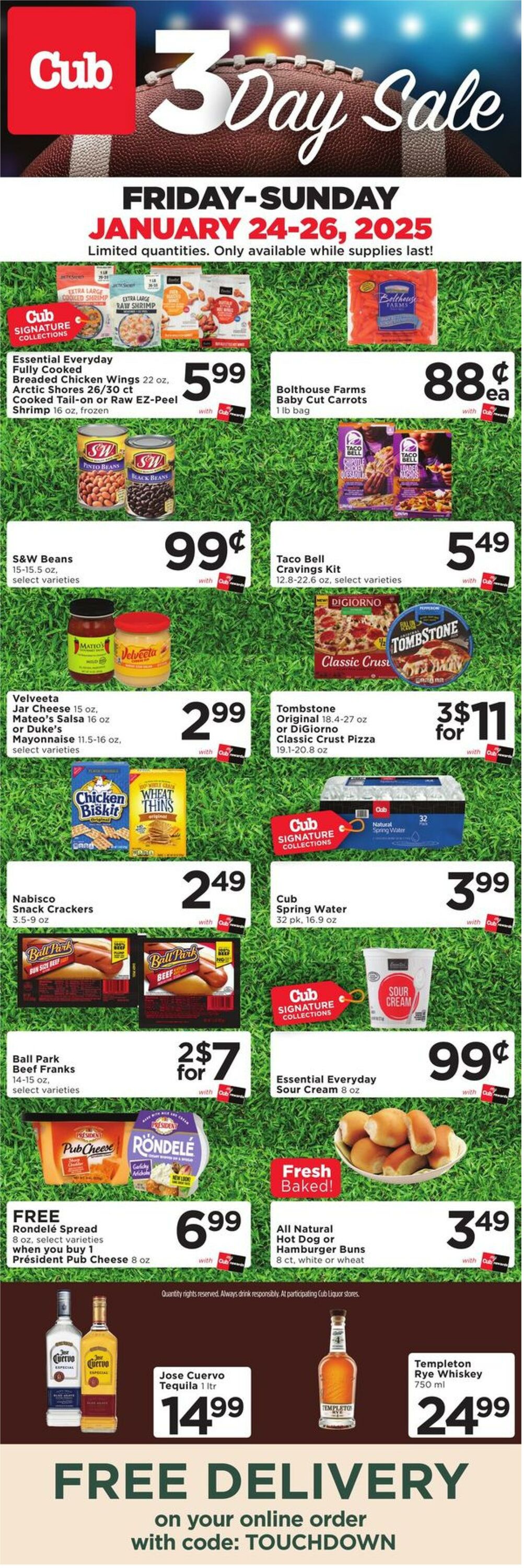 Weekly ad Cub Foods 01/24/2025 - 01/26/2025