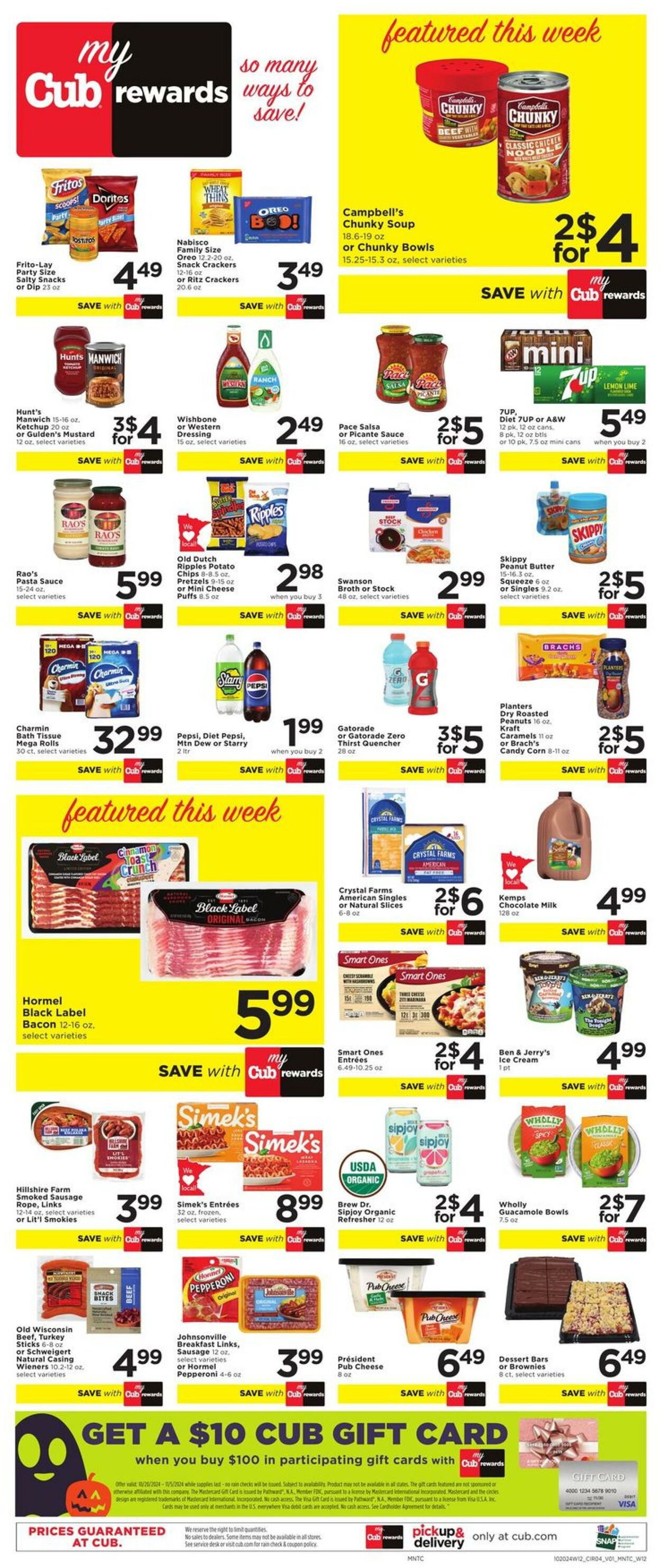 Weekly ad Cub Foods 10/20/2024 - 10/26/2024