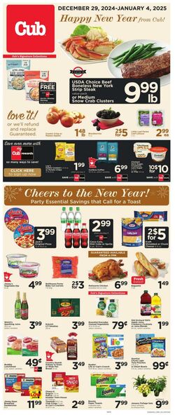 Weekly ad Cub Foods 12/29/2024 - 01/04/2025