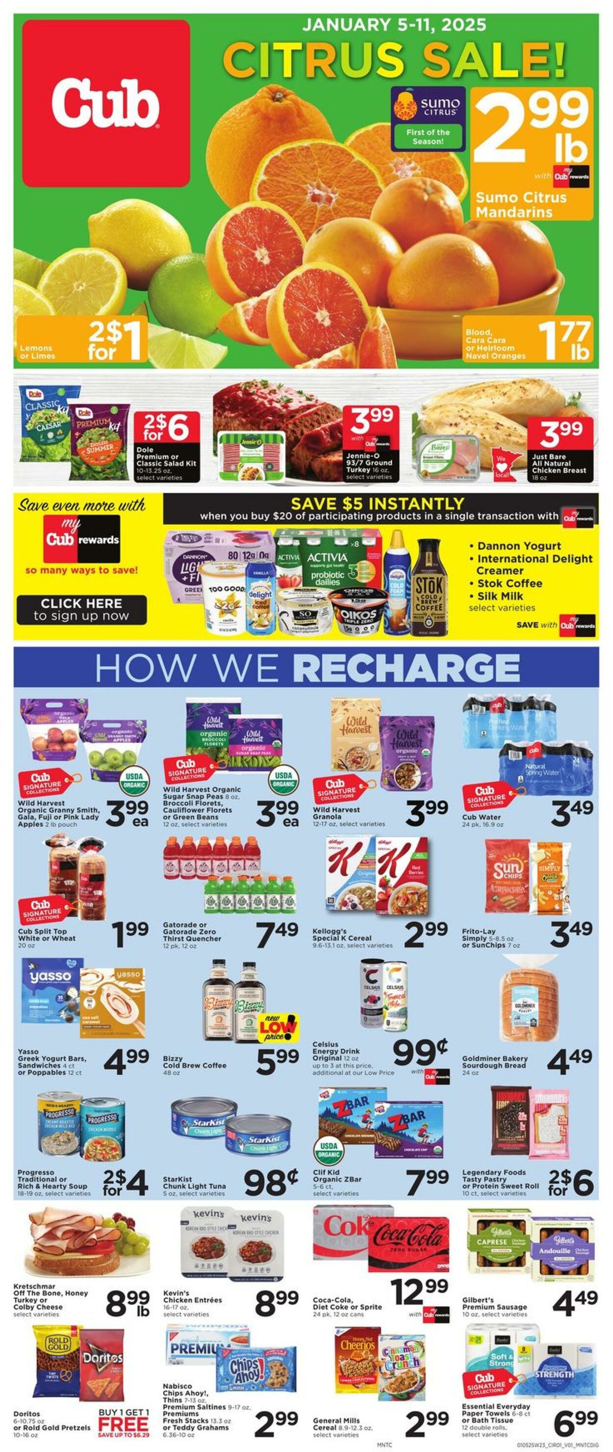 Weekly ad Cub Foods 01/05/2025 - 01/11/2025