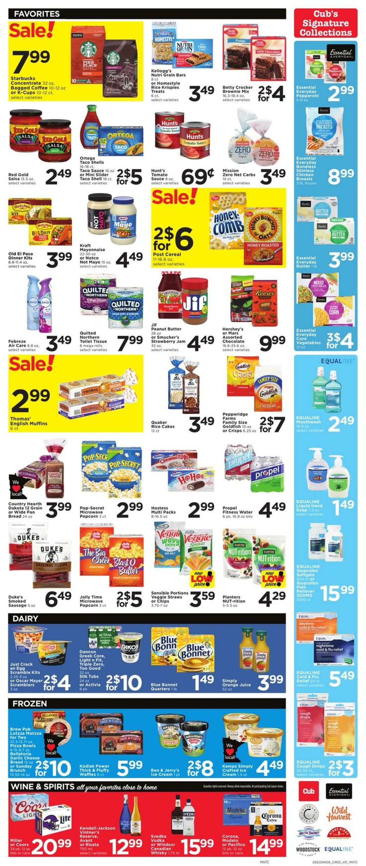 Weekly ad Cub Foods 09/22/2024 - 09/28/2024