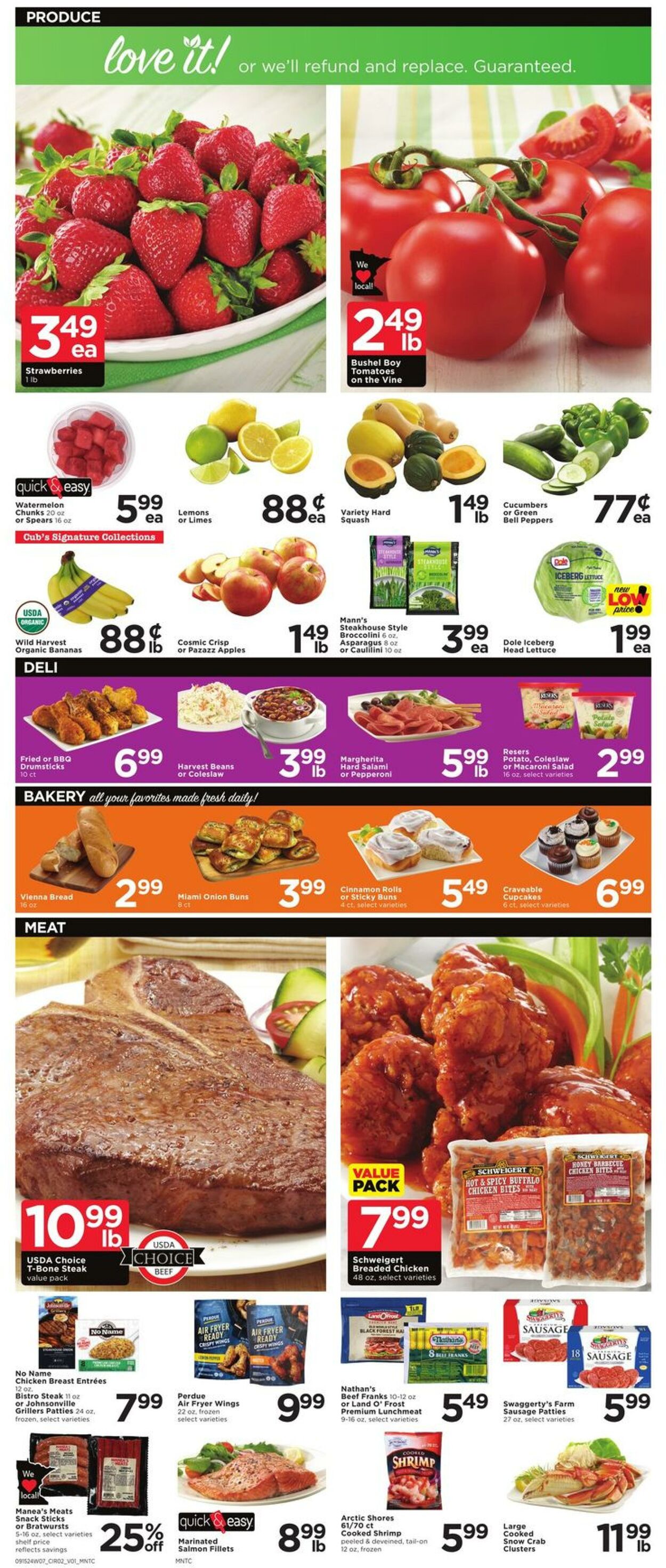 Weekly ad Cub Foods 09/15/2024 - 09/21/2024