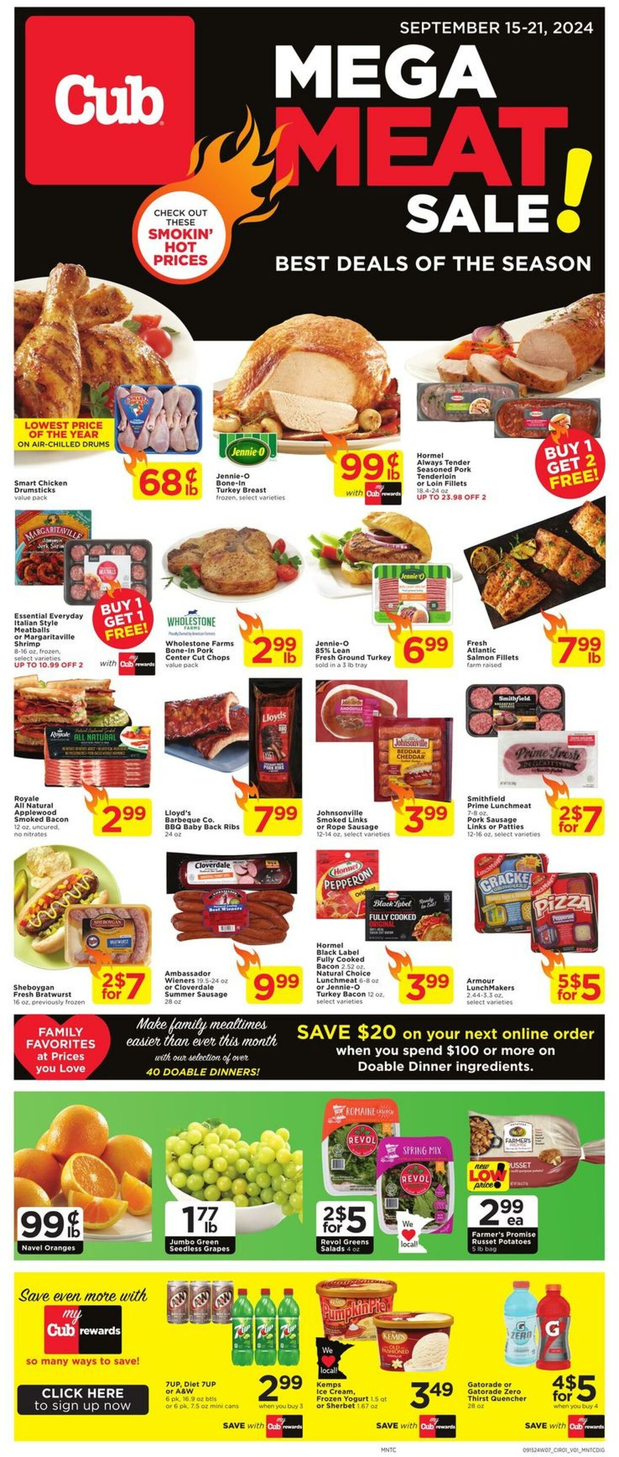 Weekly ad Cub Foods 09/15/2024 - 09/21/2024