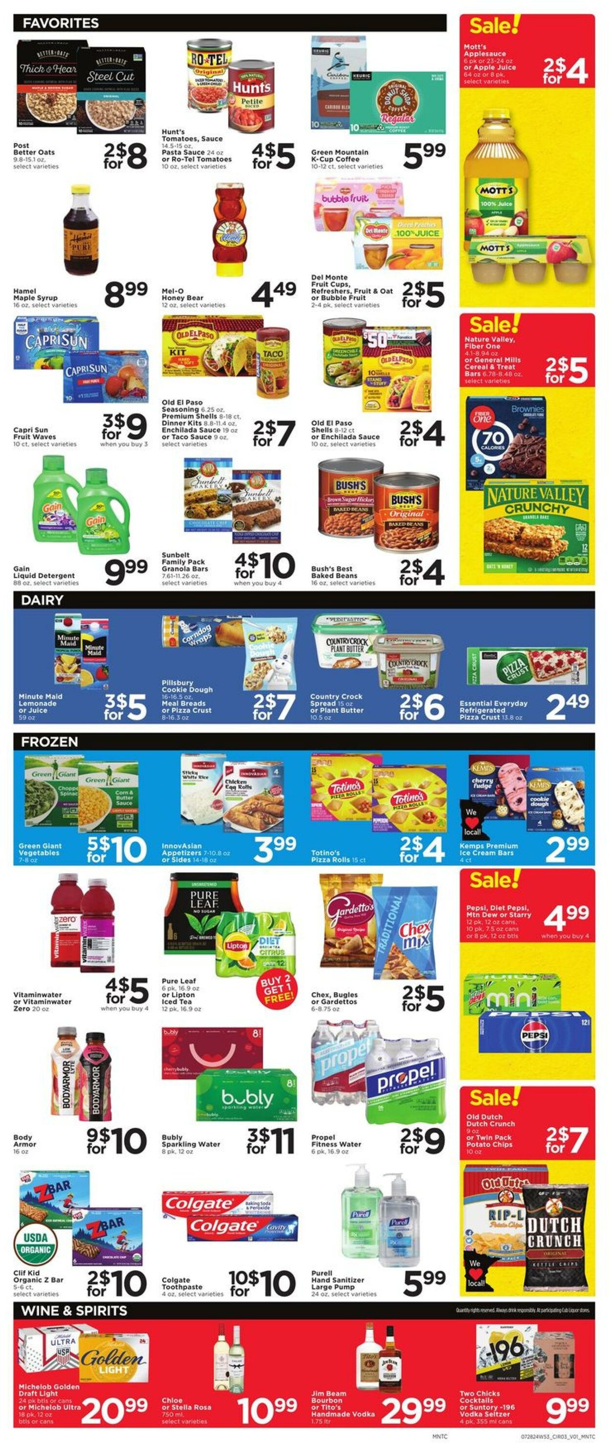 Weekly ad Cub Foods 07/28/2024 - 08/03/2024