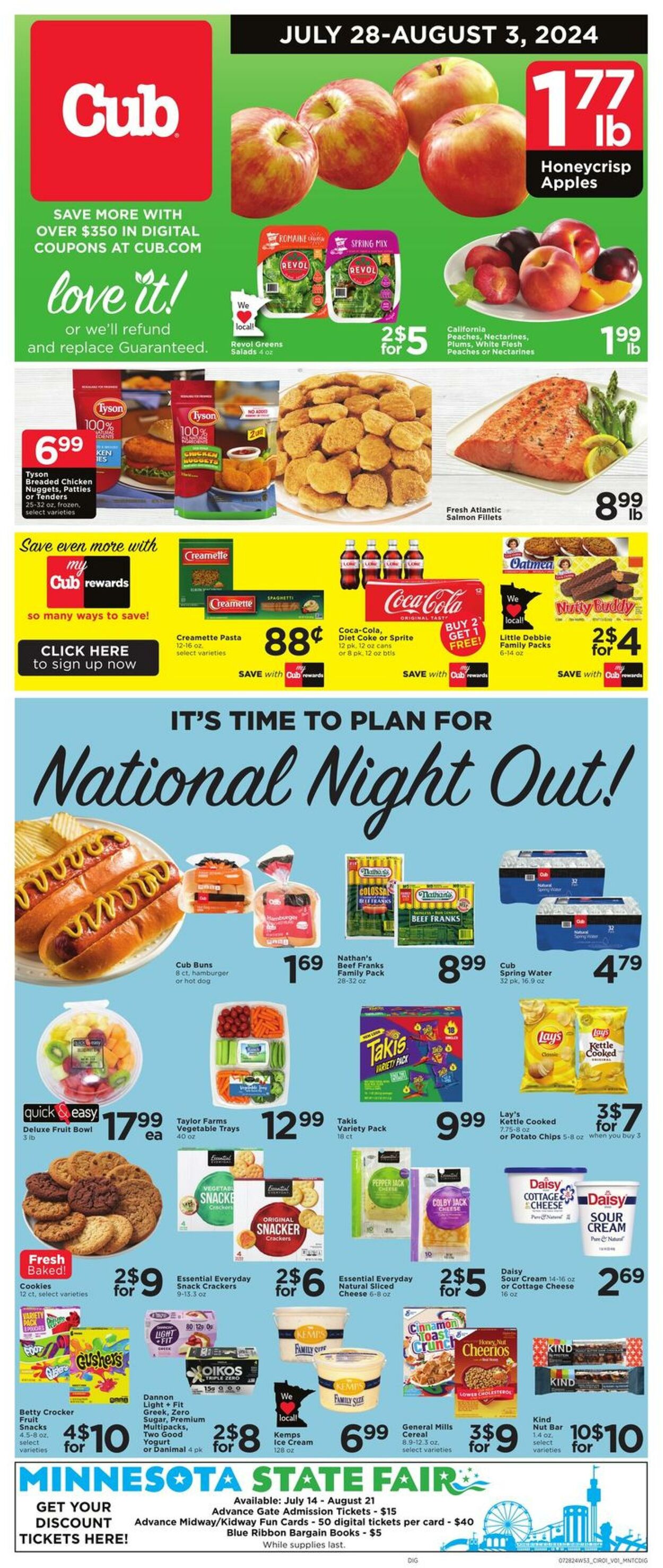 Weekly ad Cub Foods 07/28/2024 - 08/03/2024