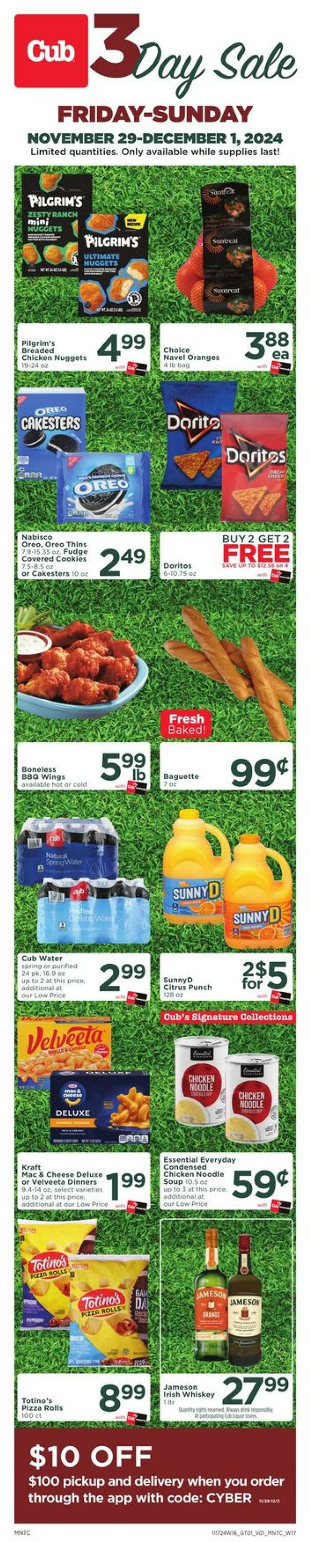 Weekly ad Cub Foods 11/24/2024 - 11/30/2024