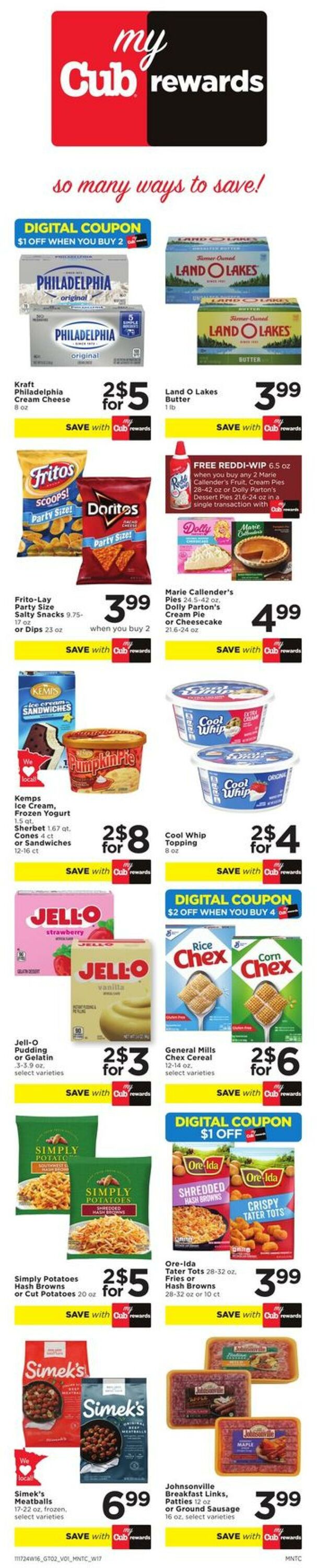 Weekly ad Cub Foods 11/24/2024 - 11/30/2024