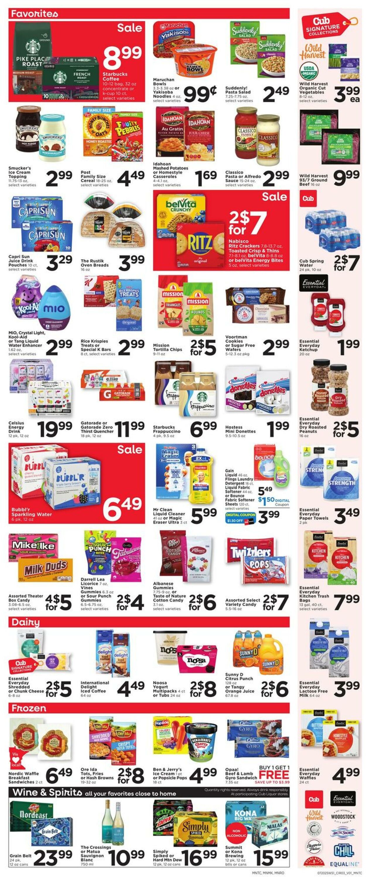 Weekly ad Cub Foods 07/20/2025 - 07/26/2025