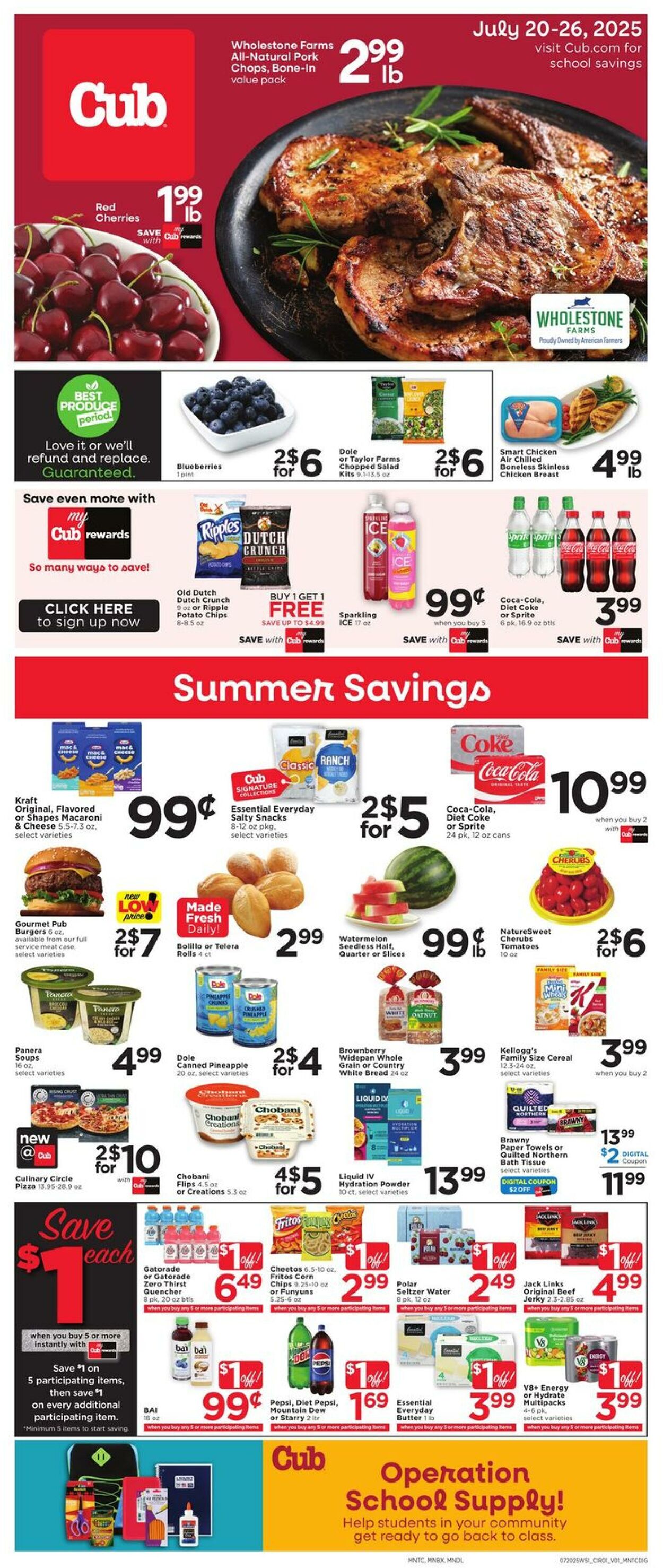 Weekly ad Cub Foods 07/20/2025 - 07/26/2025