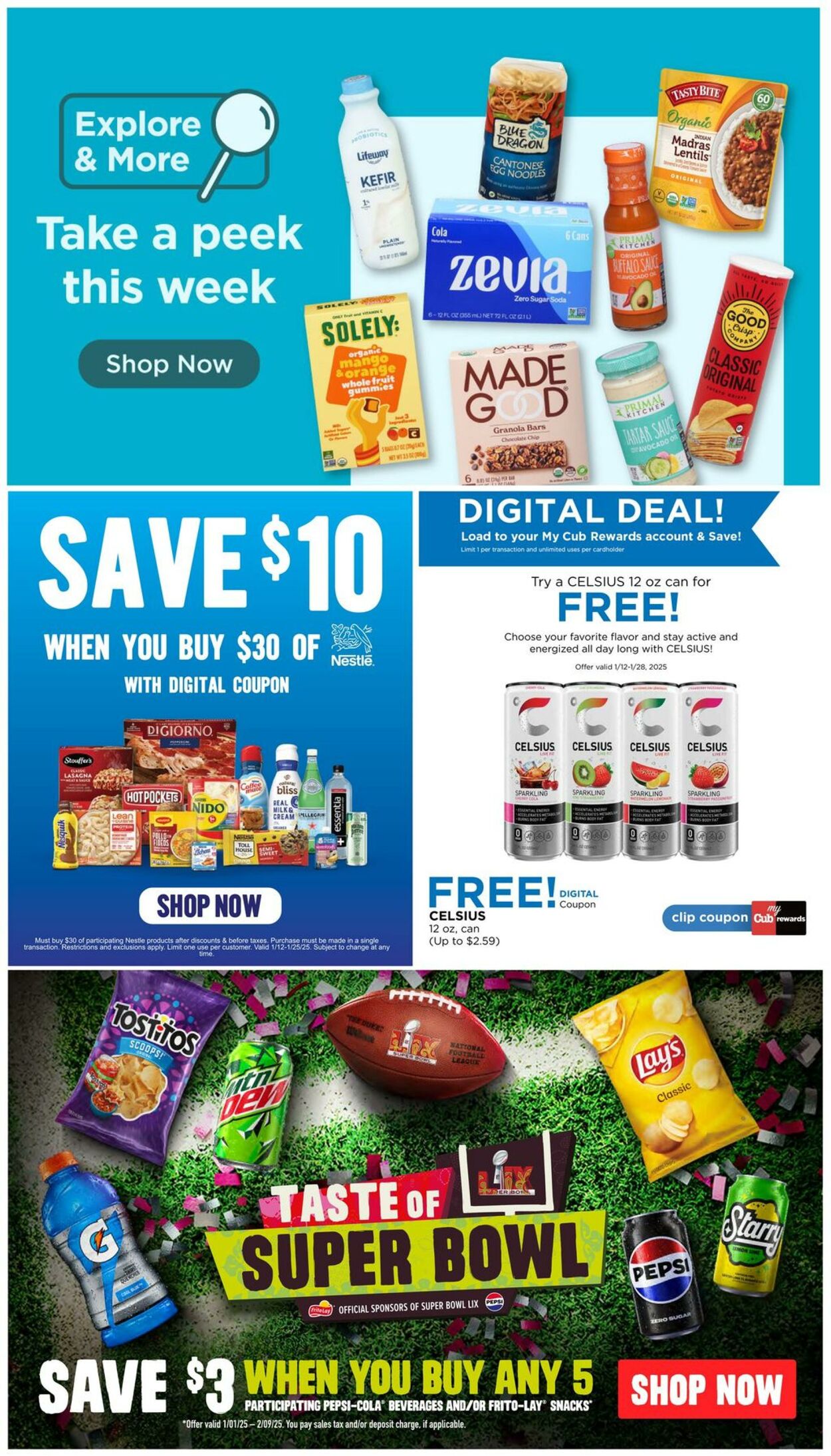 Weekly ad Cub Foods 01/12/2025 - 01/18/2025