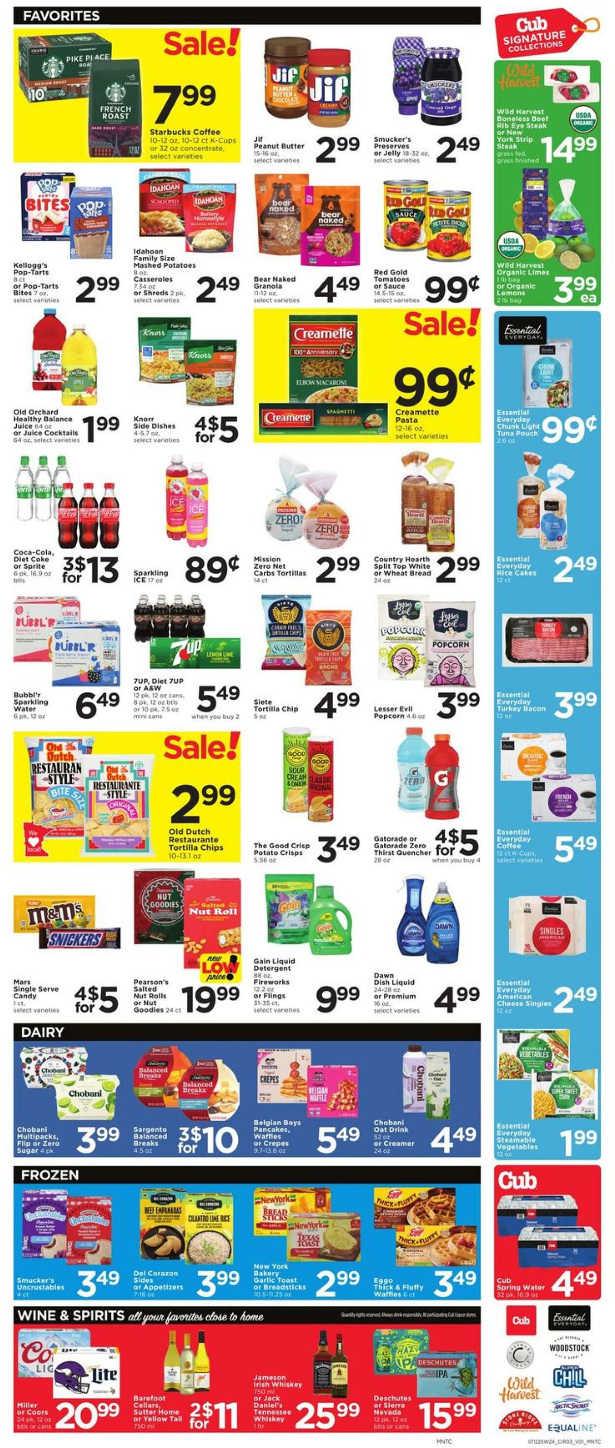 Weekly ad Cub Foods 01/12/2025 - 01/18/2025