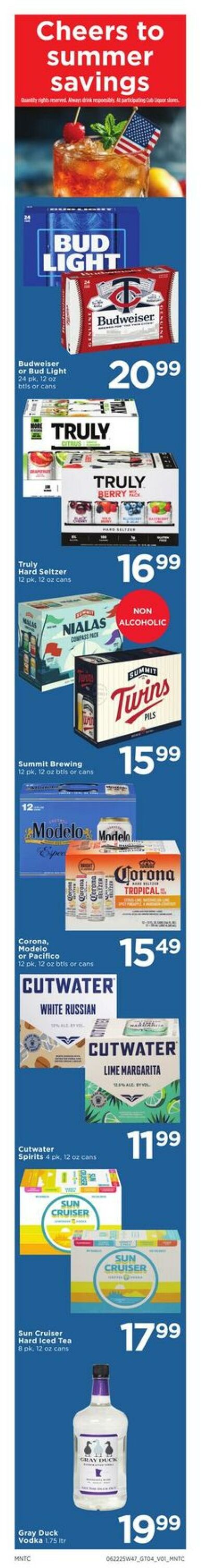 Weekly ad Cub Foods 06/22/2025 - 06/28/2025