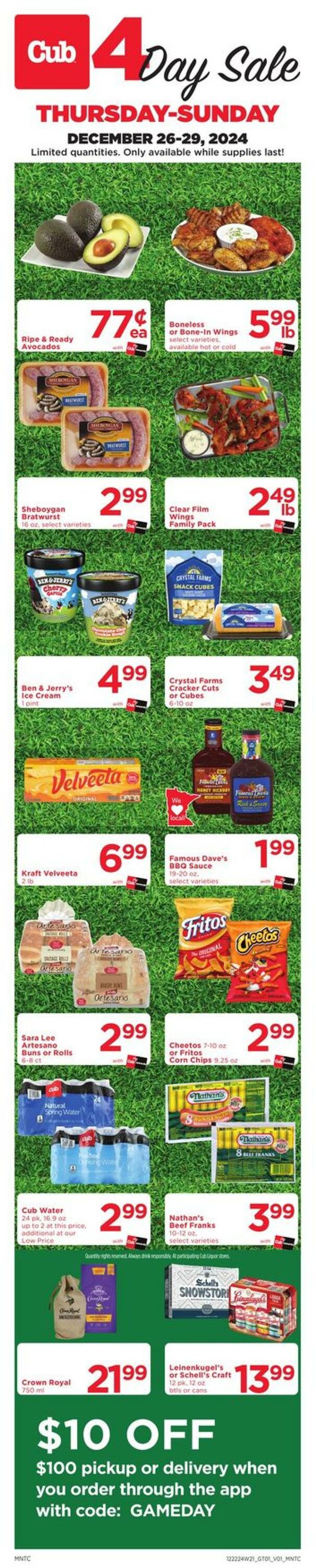 Weekly ad Cub Foods 12/22/2024 - 12/24/2024