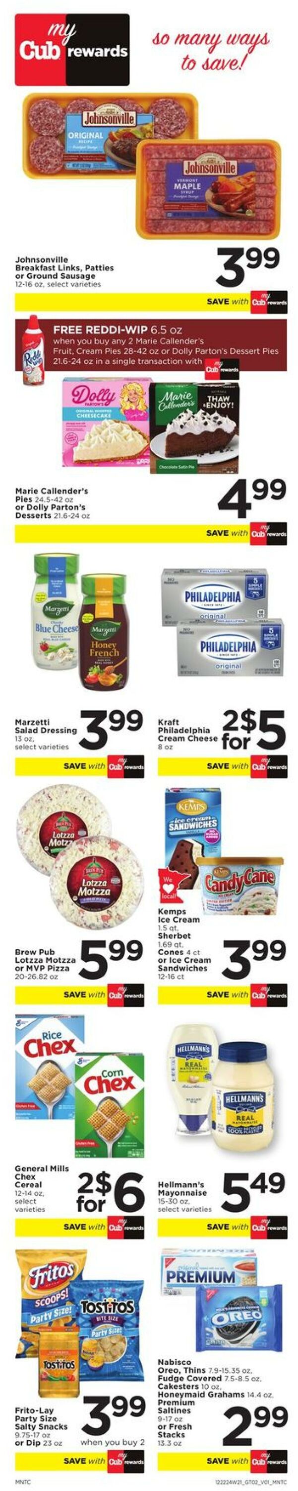 Weekly ad Cub Foods 12/22/2024 - 12/24/2024