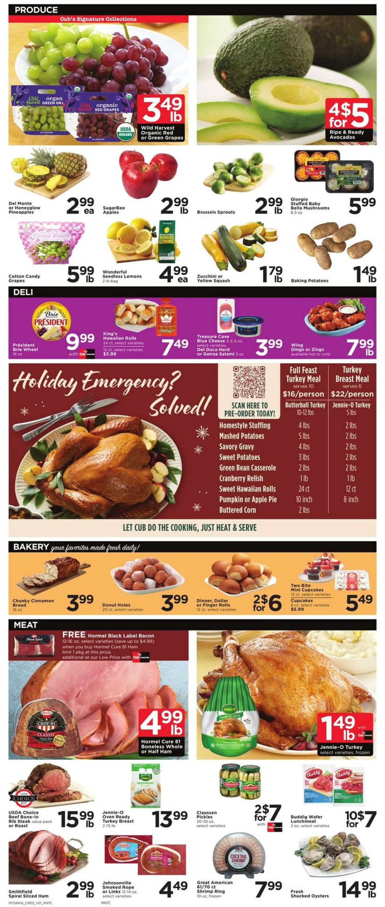 Weekly ad Cub Foods 11/17/2024 - 11/23/2024