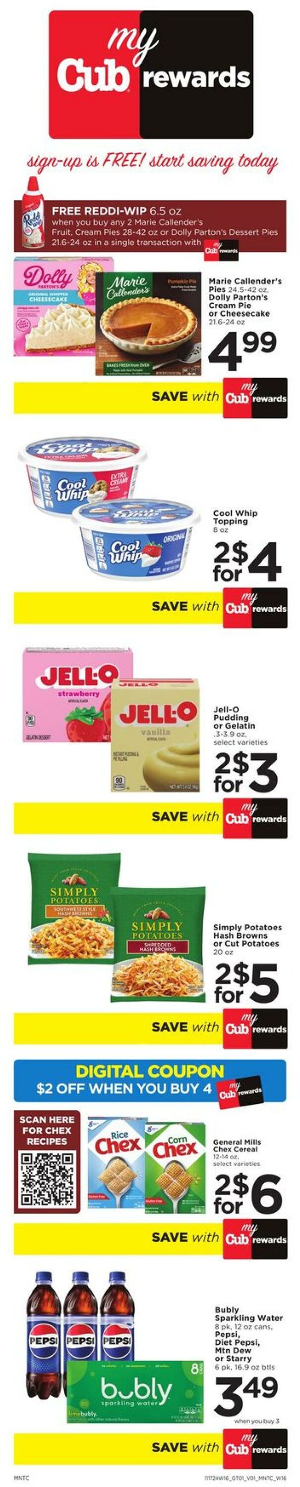 Weekly ad Cub Foods 11/17/2024 - 11/23/2024