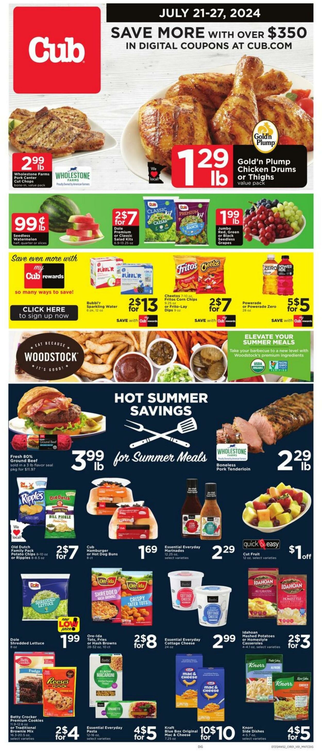 Weekly ad Cub Foods 07/21/2024 - 07/27/2024